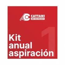 Kit Mantenimiento Anual Aspiración Cattani Turbo Smar SIN Separador