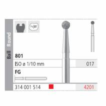 Fresas Diamante FG 4201 Bola 801-017 Medio 6 uds Intensiv