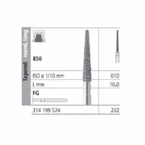 Fresas Diamante FG 232 Cónico, Redondo, Largo 850-010 Medio L10 Caja 6u Intensiv