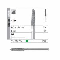 Fresas Diamante FG 182C 878K-016 Grueso L 8mm Caja 6u Intensiv