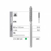 Fresas Diamante FG 388C Torpedo Normal 878-014 Grueso L 8,0mm 6 uds Intensiv