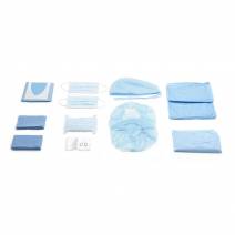 Set Básico Implantología Protección Quirúrgica 3 Batas, 3 Tallas y Accesorios Alle Dental