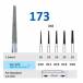 Fresa Diamante Turbina FG 173 Fig. 848 Cónica Larga Clínica 5 unidades Horico