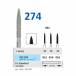 Fresa Diamante Turbina FG 274 Fig. 863 Llama Alargada, Clínica 5u Horico