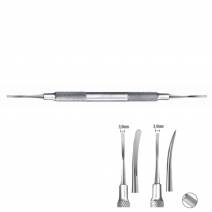 Periostótomo de WIJS Doble 3,0 - 3,0mm Cirugía Periodontal Mango Ergoform Carl Martin