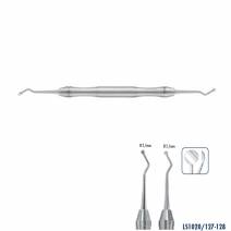 Excavador Doble 2,1mm - 2,1mm Cuchara Ovalada Liquid Steel Carl Martin
