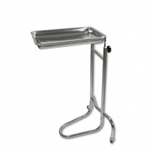 Carrito con 2 Ruedas, Apoyo y Bandeja Extraíble, Acero Inox, Mestra