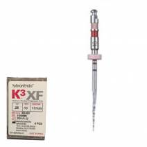 Limas Rotatorias K3XF Ni-Ti .25 Conicidad .10 L 17 mm 6 uds Kerr Hawe