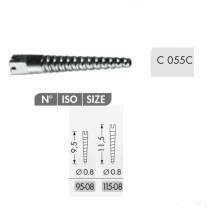 Perno Mooser C055C Ø 0,8mm L9,5mm o L11,5mm Caja 25 unidades Maillefer