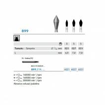 Fresa Diamante 899.314 FG Oclusal/Palatino Preparación, Clínica 5 uds Komet