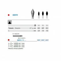 Fresa Diamante FG 8899.314 Oclusal/Palatino, Fino, Preparación, Clínica 5 uds Komet