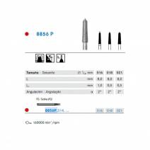 Fresa Diamante FG 8856P.314 Cónico, Bisel con Punta Guía, Fino, Clínica 5 uds Komet