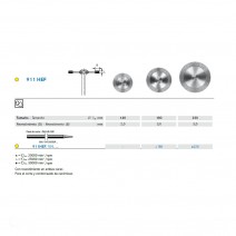 Disco Diamante 911HEF.104 Extra Fino, PM Laboratorio, Cerámicas, 1 unidad Komet