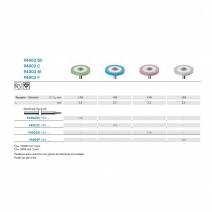 Fresa Diamante Pulidor 94002.104.170 PM Laboratorio, Cerámica, 1 unidad Komet