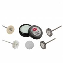 Renfert Polish Kit de Pulido Todo en 1, Aniversario, 5 piezas + pasta