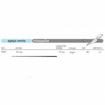 Sutura Seda TR-60 No Absorbible Aguja Recta Triangular 60mm USP 4/0 Hebra 75cm Negra 12u Aragó