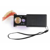 Lupa de Mano con LED y Doble Aumento 30x-60x, Tipo Relojero Mestra