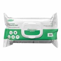 Toallitas Desinfectantes Sin Alcohol 18x22cm Flow-Pack 100 uds Aseptonet Steridis