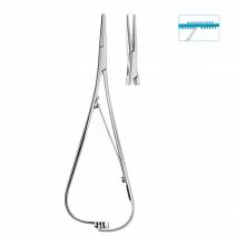 Instrumento para Ligaduras Portaagujas Punta Fina Recta 14 cm Carl Martin