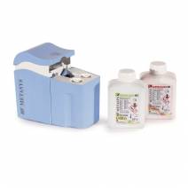 Kit Completo de Iniciación Limpiador Desinfectante de Aspiraciones Metasys Green & Clean M2 (dosificador + 2 botellas).