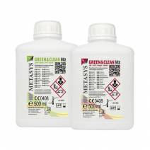 Desinfectante de Aspiraciones y Separadores de Amalgama Green&Clean M2 Reposición 2 botellas 500ml Metasys
