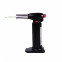 Soplete con Regulador de Gas, 1300ºC, Grande, Mechero Laboratorio, Negro, Mestra