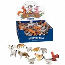 Figuras de Animales de Granja Miratoi n. 3 Farm Set Caja 100 uds Hager Werken