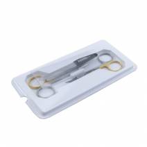 Tijeras para Encías 12cm, Curva y Recta, Super Cut + Lima de Carl Martin