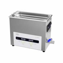 Cuba de Ultrasonidos U-Son 6 Litros 3 Transductores y Grifo de Vaciado, Acero Inox W&H