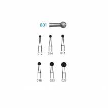 Fresa Diamante Clínica PM 801.104 Bola 5 uds Komet