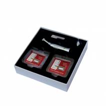 Kit para Stripping con Contraángulo Reductor 4:1 y 10 seguetas, Technoflux