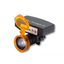 Luz LED para Lupa Binocular Galileana, Controlador Frontal Inalámbrico, Snap-On Mestra