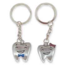 Llavero Pareja de Molar Metálico