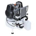 Compresor de Aire MGF Genesi con Secador de Cristales, 2 Cilindros, Depósito 24 Litros, hasta 2 Equipos Dentales