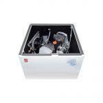 Compresor de Aire MGF Genesi con Caja Insonorizada, Secador de Cristales, 24L hasta 2 Equipos