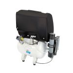 Compresor de Aire MGF Prime 2 con Cubierta Insonorizada y Secador de Membrana, Depósito 40 Litros, 2 a 3 Equipos