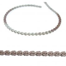 Retenedor Lingual Ortho Flextech Oro Blanco Micrograbado Rollo 75cm Reliance Ortho