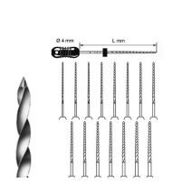 Limas K Komet 21 mm Conicidad 02 estériles Acero Inox Caja 6 unidades