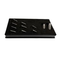 Destornillador para Implantes, Universal, Kit 9 puntas y 2 mangos, corto y largo, Master Surgical