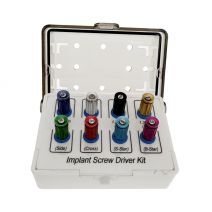 Destornillador para Implantes Kit 8 puntas Master Surgical