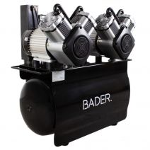 Compresor de Aire MGF Prime 3 Cilindros, Depósito 40 Litros, Secador de Membrana, 3 a 4 Equipos