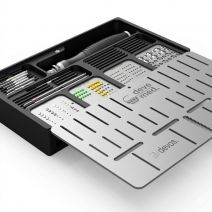 Set Osteosíntesis Completo para Injerto Óseo 35 Tornillos y 15 Chinchetas Deve Med