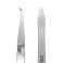 Pinza Ortodoncia para Colocar Brackets, Punta Curvada, Ixion