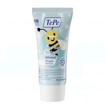 Pasta de Dientes Bebé Daily Baby, Vegana, Sin Sabor, Tubo 50ml TePe