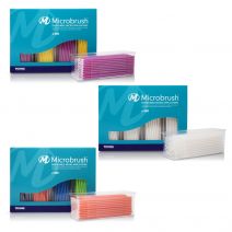 Aplicadores Microbrush Plus, Bolita, Cuello Flexible, Refill Caja 400 unidades