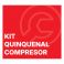 Kit Quinquenal Mantenimiento Compresor Cattani AC400 3F con Filtro HEPA H14 AC