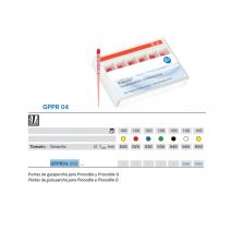 Puntas de Gutapercha GPPR04 Procodile Conicidad .04 Caja 100 uds Komet