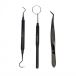 Kit de Exploraci&oacute;n Dental B&aacute;sico, Titanio Negro Masters
