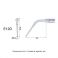 Punta Ultrasonidos Woodpecker E12D Diamantada Revestimiento de 90 μm Tipo EMS Endodoncia Reposición 1u.