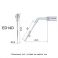 Punta ultrasonidos Woodpecker ED14D Diamantada, Tipo Satelec, Endo, 1 unidad